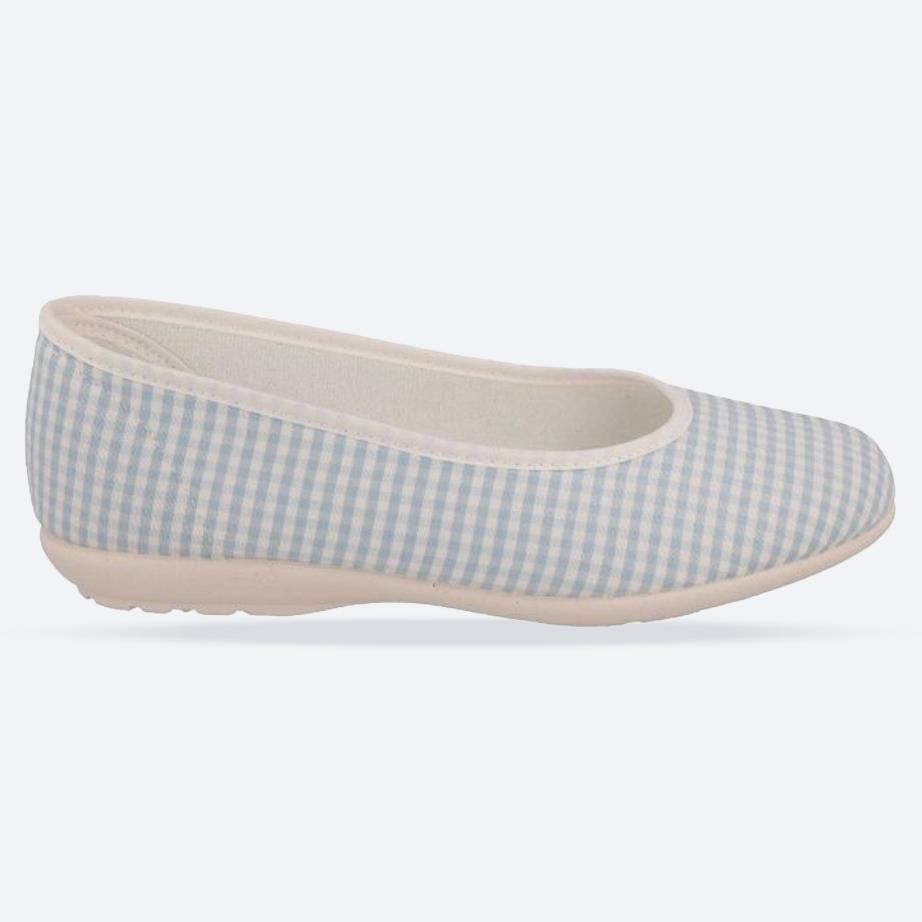Women's Wide Fit DB Anenome Canvas Pumps