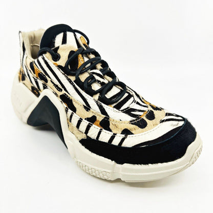 Mark Nason Neo Block Mix Up Black Womens Size 5.5 Athletic Sneakers