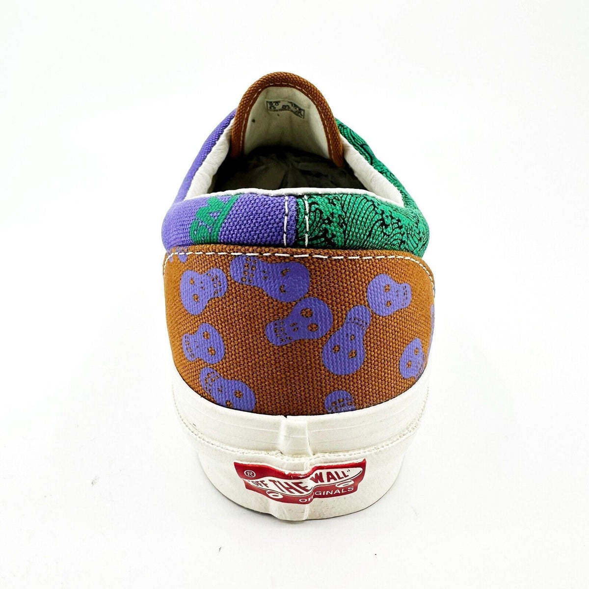 Vans Vault x WTAPS X UA OG Era LX (Canvas) Pumpkin Spice Green Skull Mens Shoes