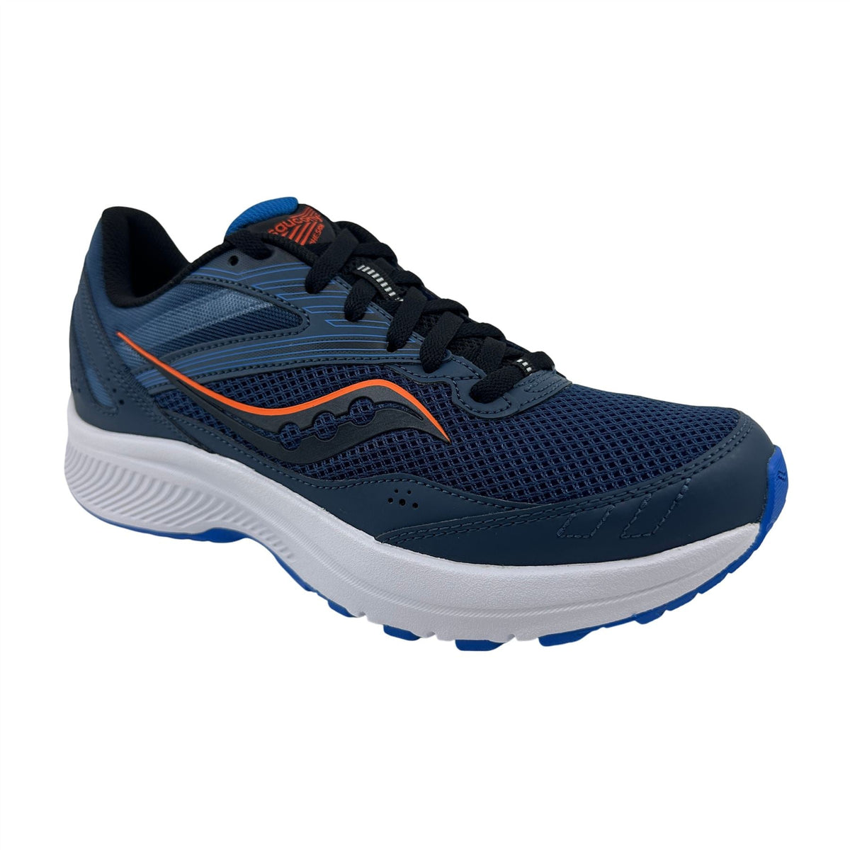 Saucony Cohesion 15 Space Blue Fire Mens Athletic Sneaker