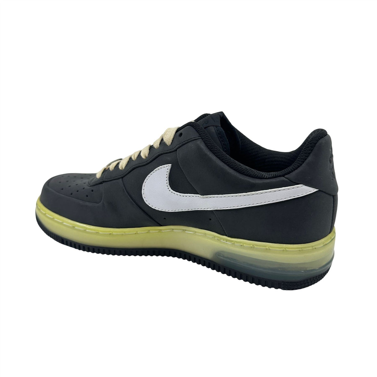 Nike Air Force 1 Supreme Max Air Black White Mens Athletic Sneaker