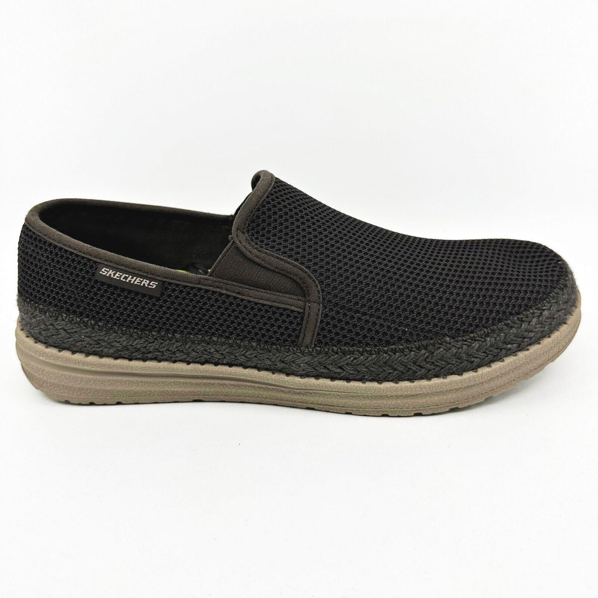 Skechers Streetwear Melson Petros Chocolate Mens Size 9 Slip On Shoes