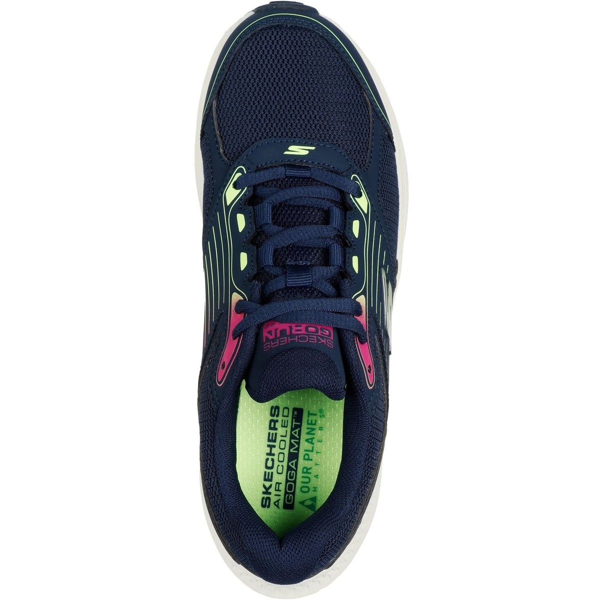 Women's Wide Fit Skechers 128606 Go Run Consistent 2.0 Advantage Trainers