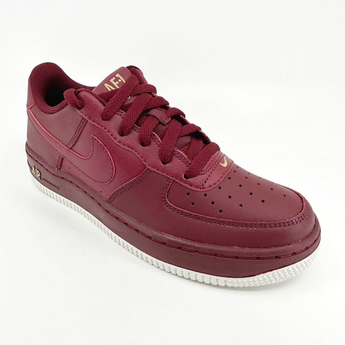 Nike AF1 (GS) Air Force 1 Team Red White Grade School Kids Sneakers 314192 613