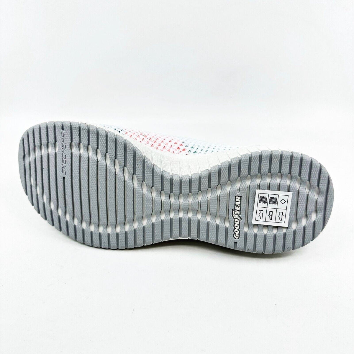 Skechers Ultra Flex Prime Wondrous Gain White Multi Womens Size 5.5