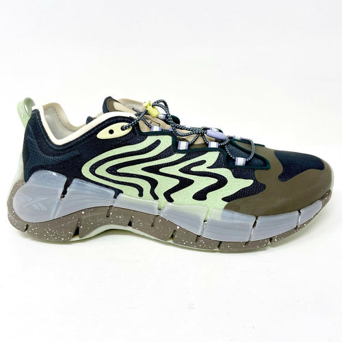 Reebok x Brain Dead Zig Kinetica II Green Grey Mens Running Shoes Sneaker S23890