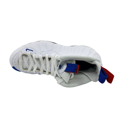Nike Air Foamposite One White Game Royal Blue Womens Athletic Sneaker