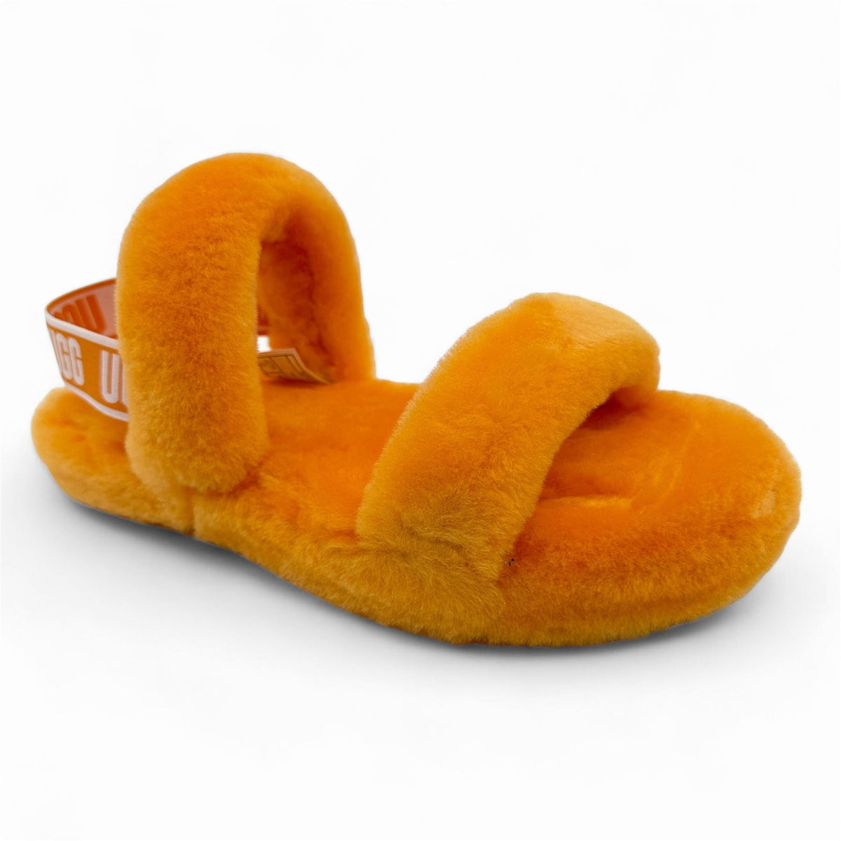 UGG Oh Yeah Orange Kids Girls Size 6 Sandal Slingback