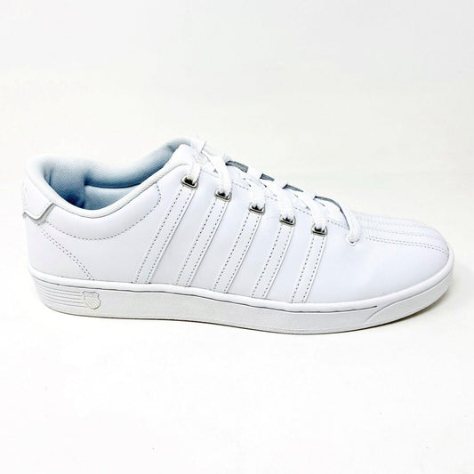 K-Swiss Court Pro II CMF White Silver Mens Size 8.5 Tennis Sneakers 03629 155