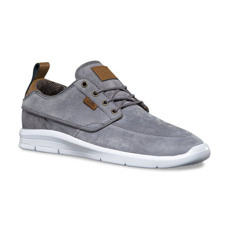VANS Brigata Lite (S&L) Tornado Gray White UltraCush Mens Size 7.5