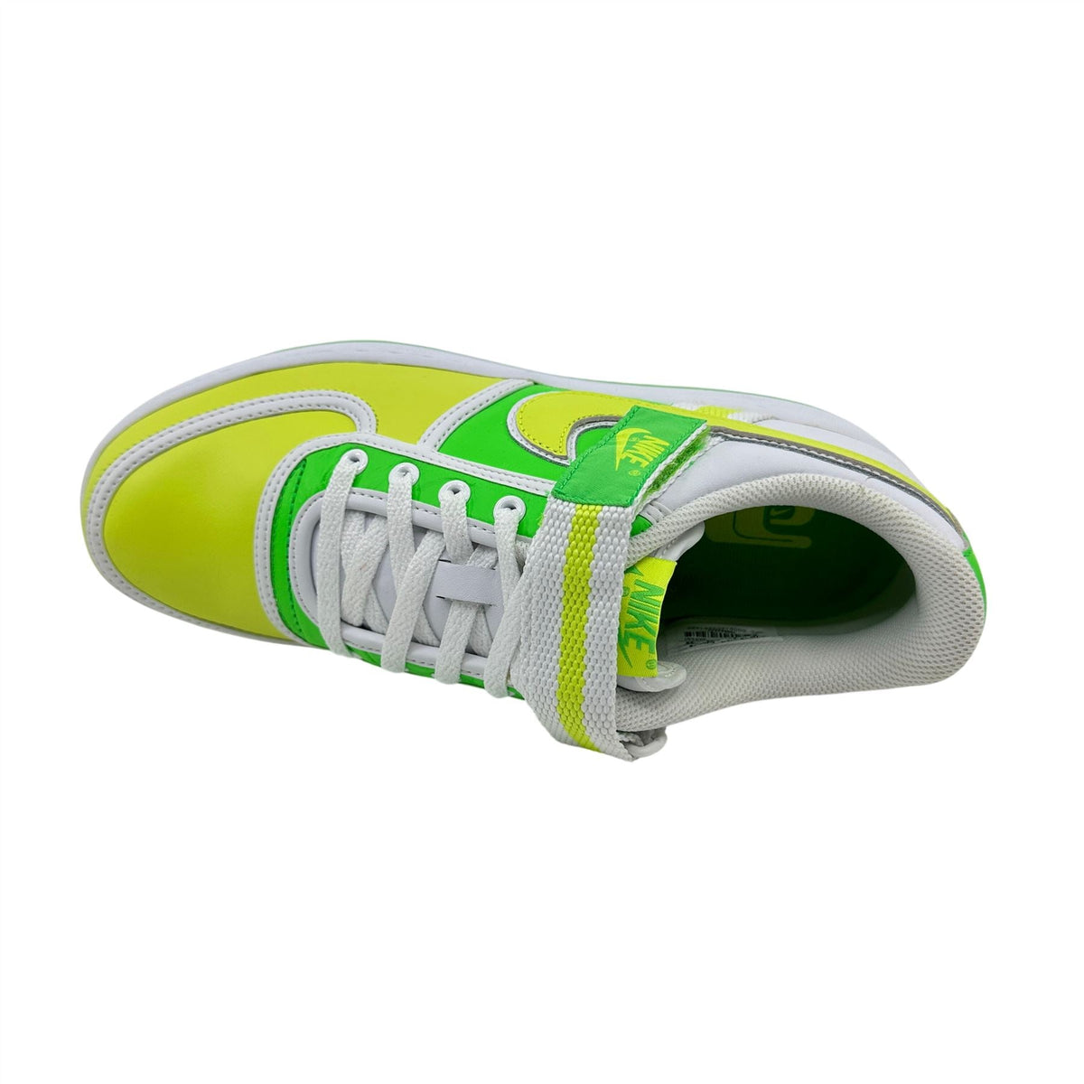Nike Vandal Low Green Sonic Yellow White Mens Athletic Sneaker