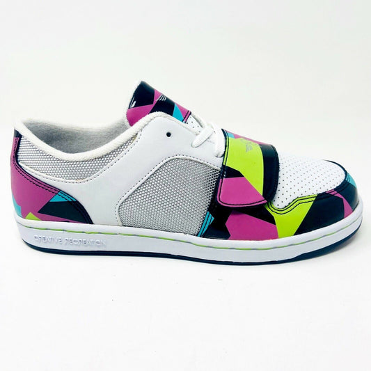 Creative Recreation Cesario Lo Neon Black White Silver Youth Kids Sneakers