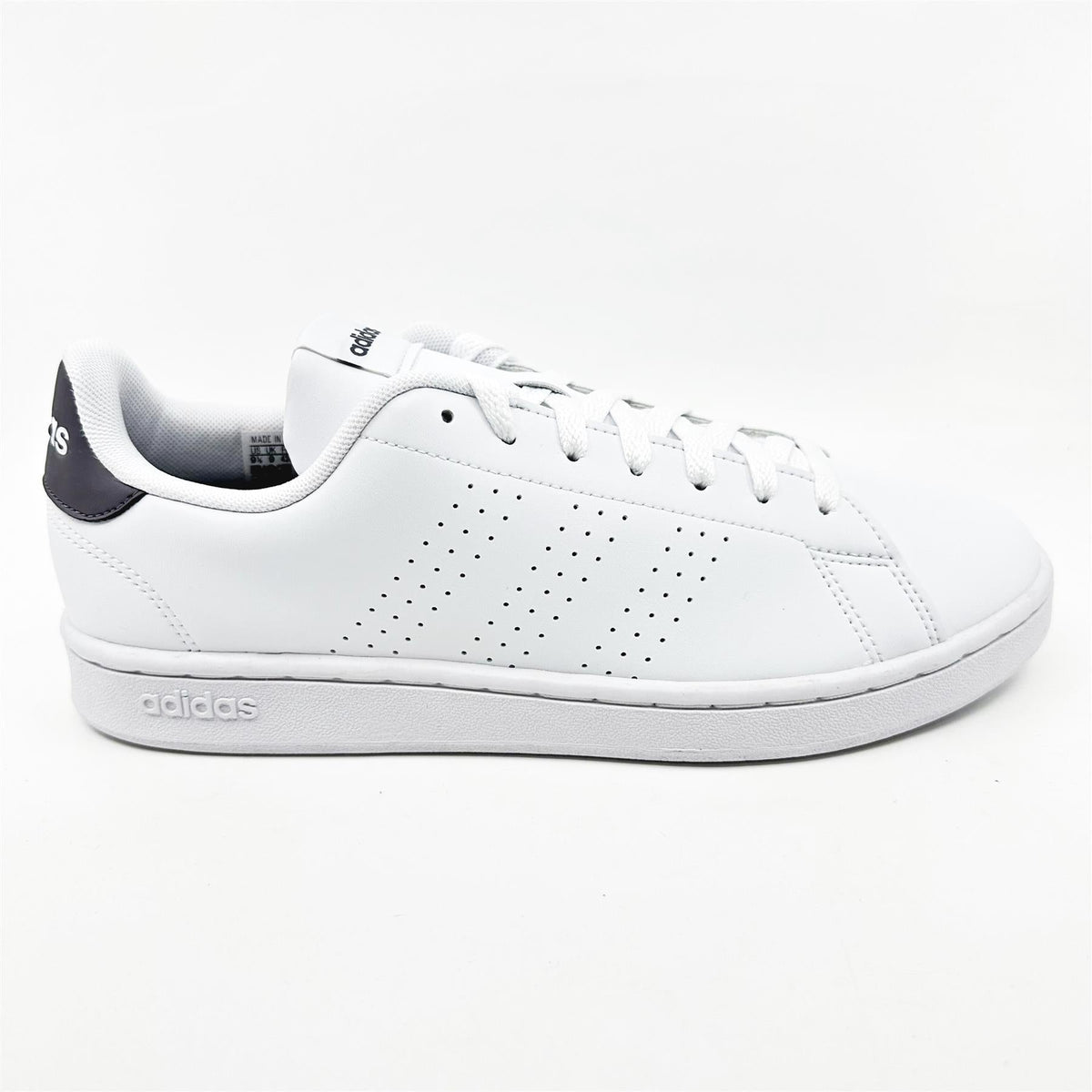 Adidas Advantage Cloud White Trace Grey Mens Athletic Sneakers