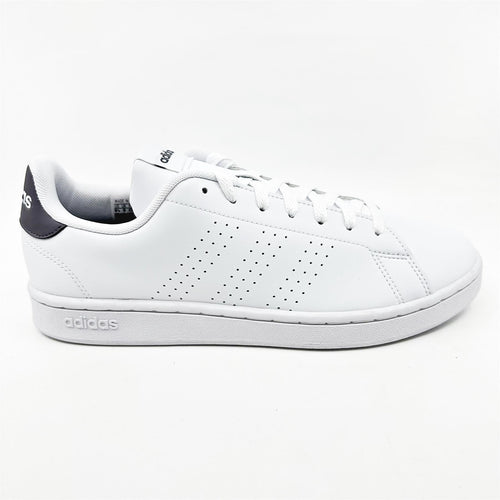 Adidas Advantage Cloud White Trace Grey Mens Athletic Sneakers