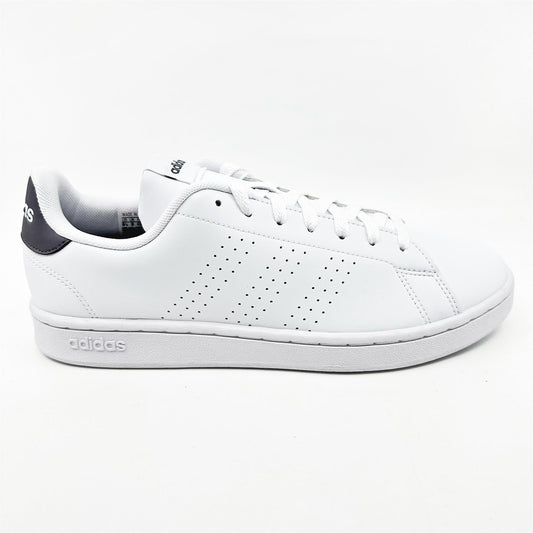 Adidas Advantage Cloud White Trace Grey Mens Athletic Sneakers
