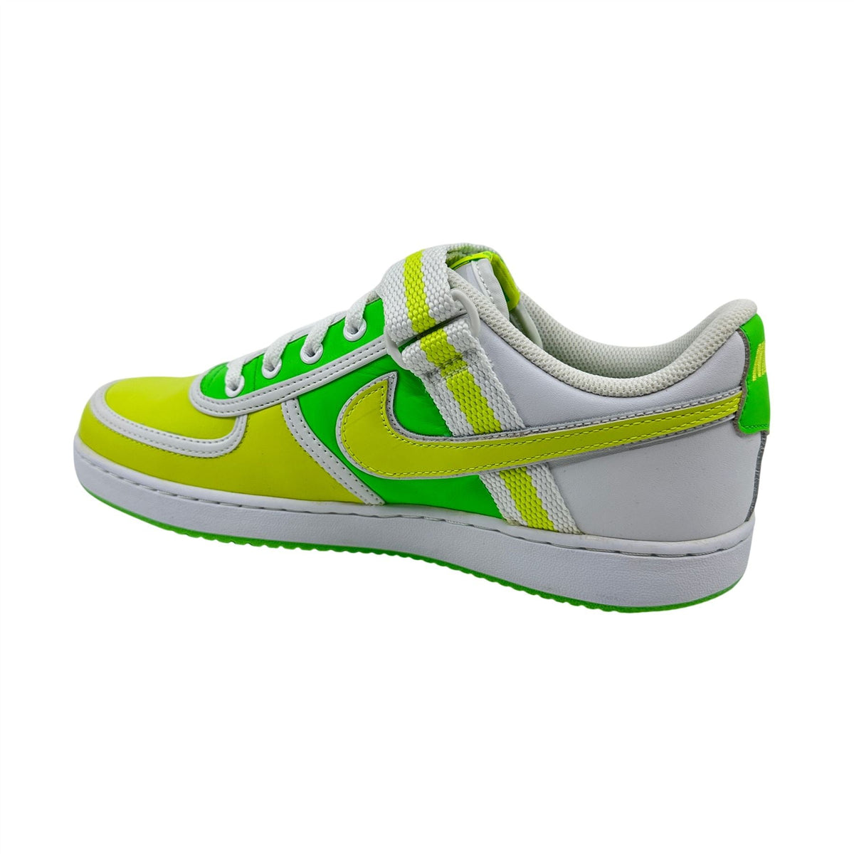 Nike Vandal Low Green Sonic Yellow White Mens Athletic Sneaker