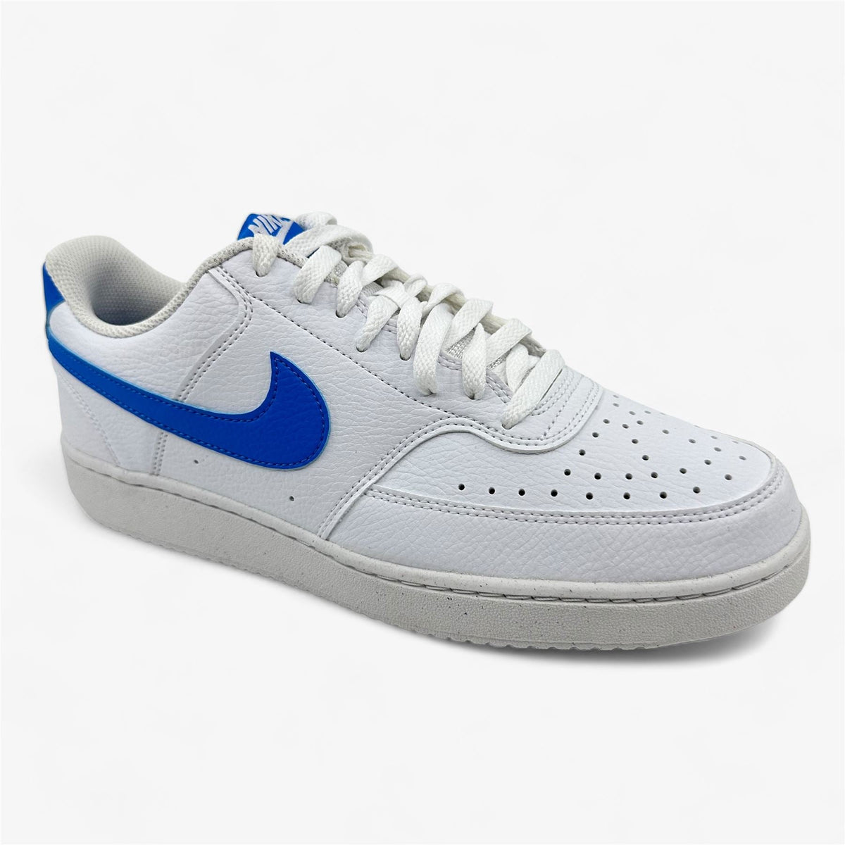 Nike Court Vision Lo NN White Light Photo Blue Mens Athletic Sneaker