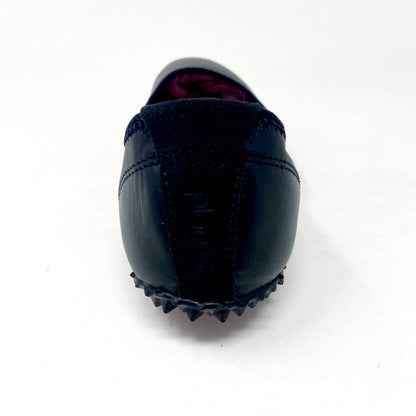 Plae Crosby Black Pink Womens Casual Slip On Leather Flats Shoes 556010 001