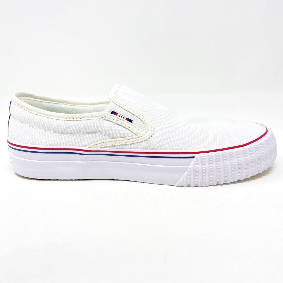 PF Flyers Center Slip On White Womens Shoes PM12OS2F