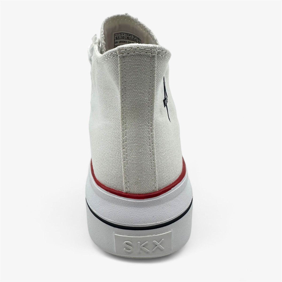 Skechers Cordova Classic Top Tier White Navy Red Womens Court Classics Sneaker