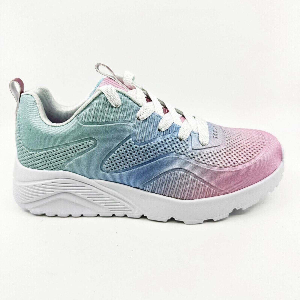 Skechers Uno Lite Spectrum Bright Light Pink Kids Girls Sneakers