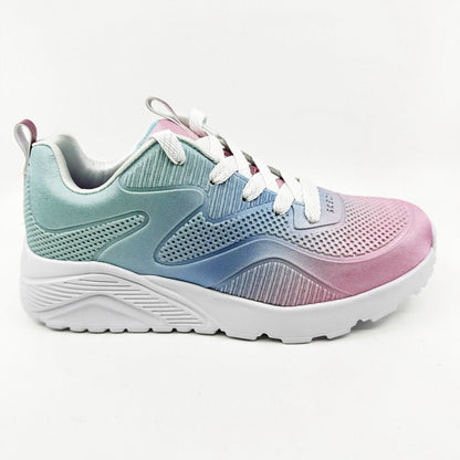 Skechers Uno Lite Spectrum Bright Light Pink Kids Girls Sneakers