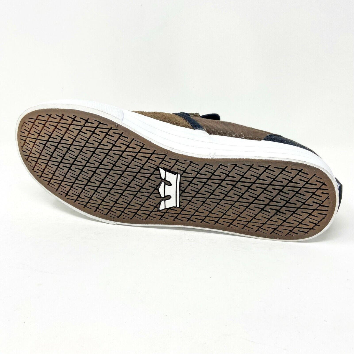 Supra Cuba Demitasse Black White Mens Size 8 Skateboard Sneakers 08108 275