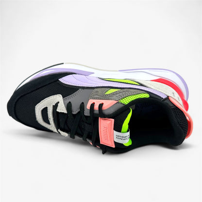 PUMA Mirage Sport Remix Black Light Lavender Womens Athletic Sneaker