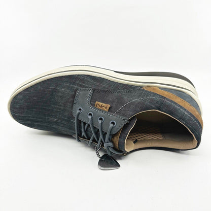 Mark Nason Casual Cell Wrap Manteo Gray Mens Size 8.5 Oxford Sneakers