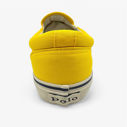 Ralph Lauren Keaton Slip SK SPO Yellow White Mens Casual Bear Slip-On
