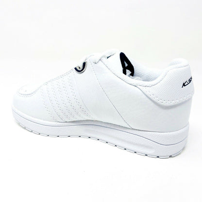 K-Swiss Wolert White Black Child Kids Casual Shoes Sneakers 51376102