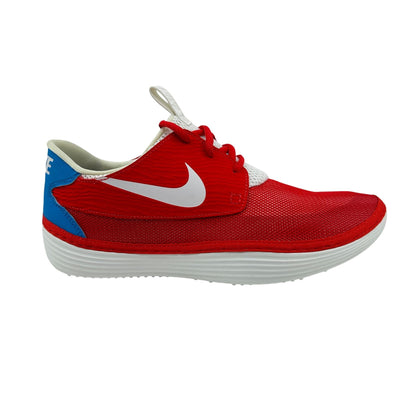 Nike Solarsoft Moccasin Light Crimson Red White Mens Athletic Sneaker