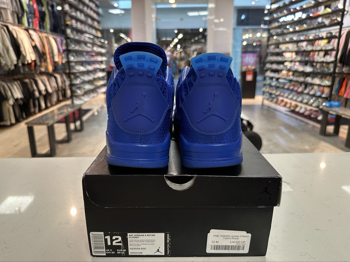 PRE OWNED Jordan 4 Retro Flyknit Royal