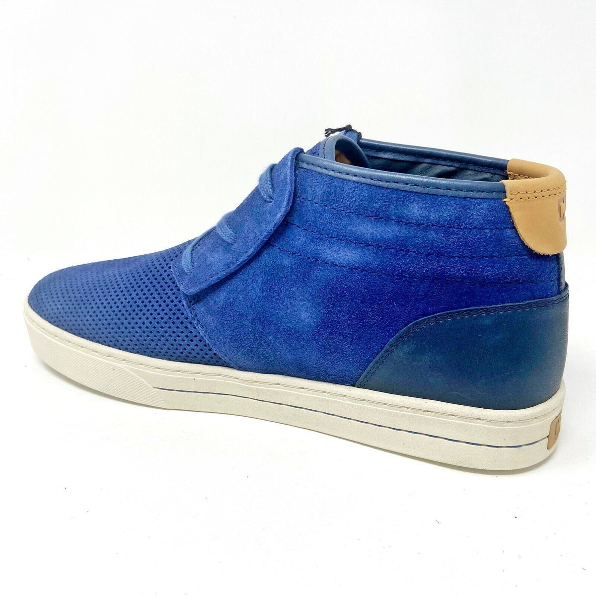 Clae McQueen Midnight Perf Suede Mens Mid Casual Sneakers