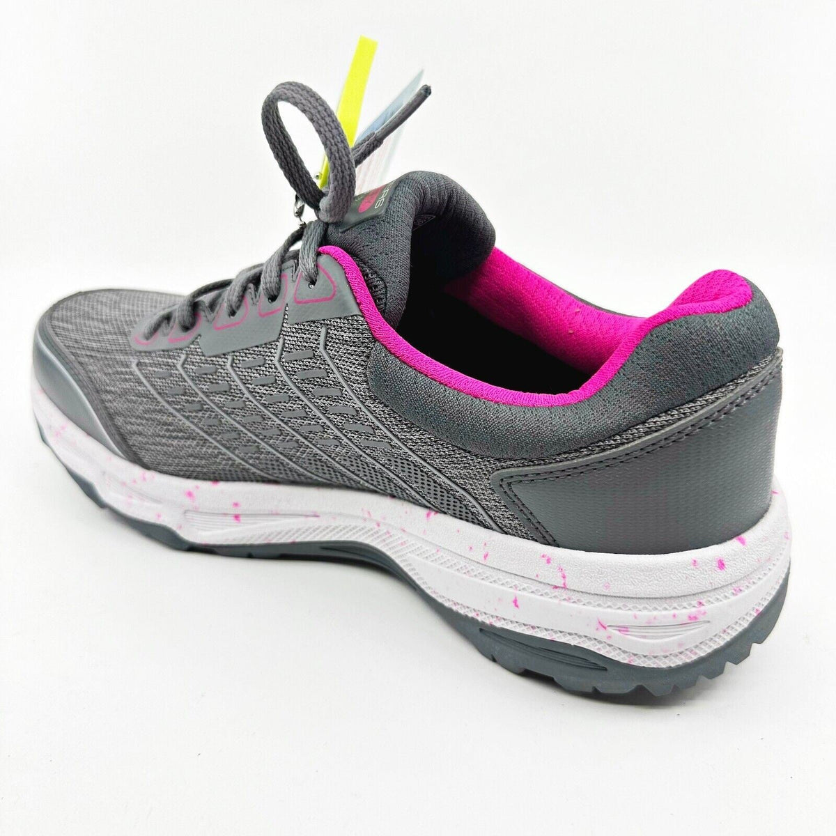 Skechers Go Run Trail Altitude Peak Summit Gray Pink Womens Size 7.5 Sneakers