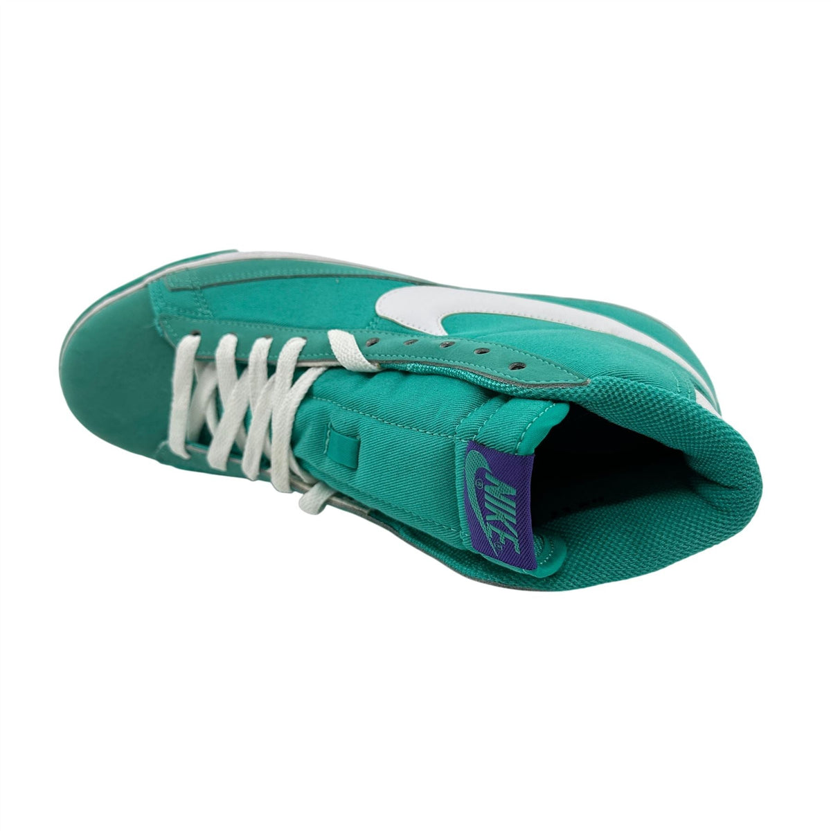 Nike Blazer SP Green White Varsity Purple Mens Athletic Sneaker
