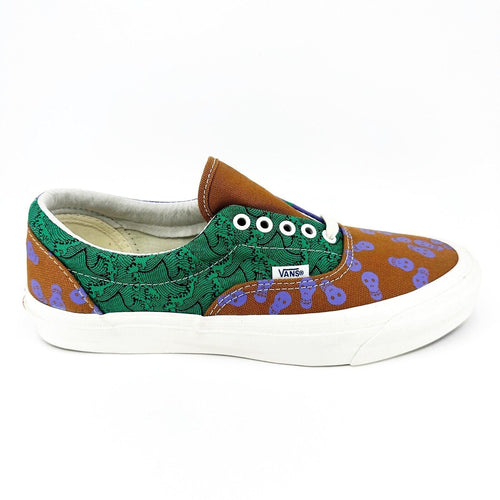 Vans Vault x WTAPS X UA OG Era LX (Canvas) Pumpkin Spice Green Skull Mens Shoes