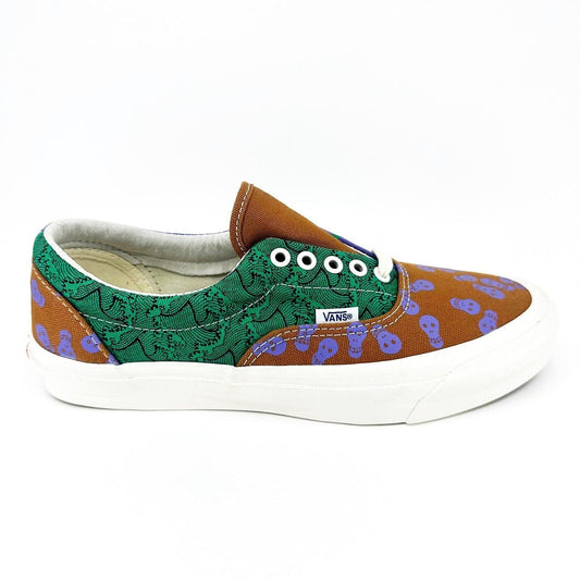 Vans Vault x WTAPS X UA OG Era LX (Canvas) Pumpkin Spice Green Skull Mens Shoes