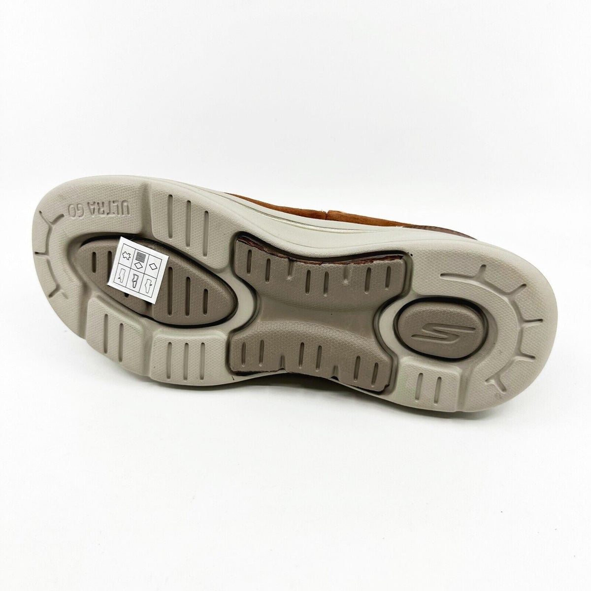 Skechers Go Walk Arch Fit Classy Voyage Cognac Brown Womens Comfort Shoes