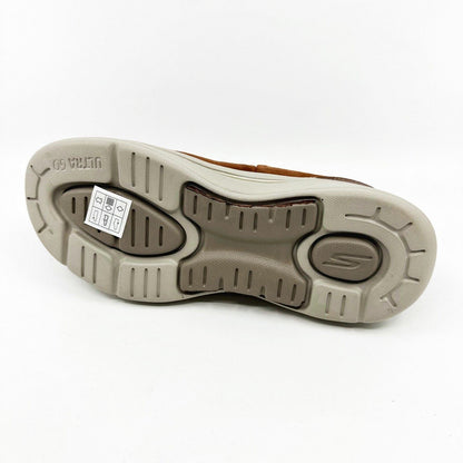 Skechers Go Walk Arch Fit Classy Voyage Cognac Brown Womens Comfort Shoes