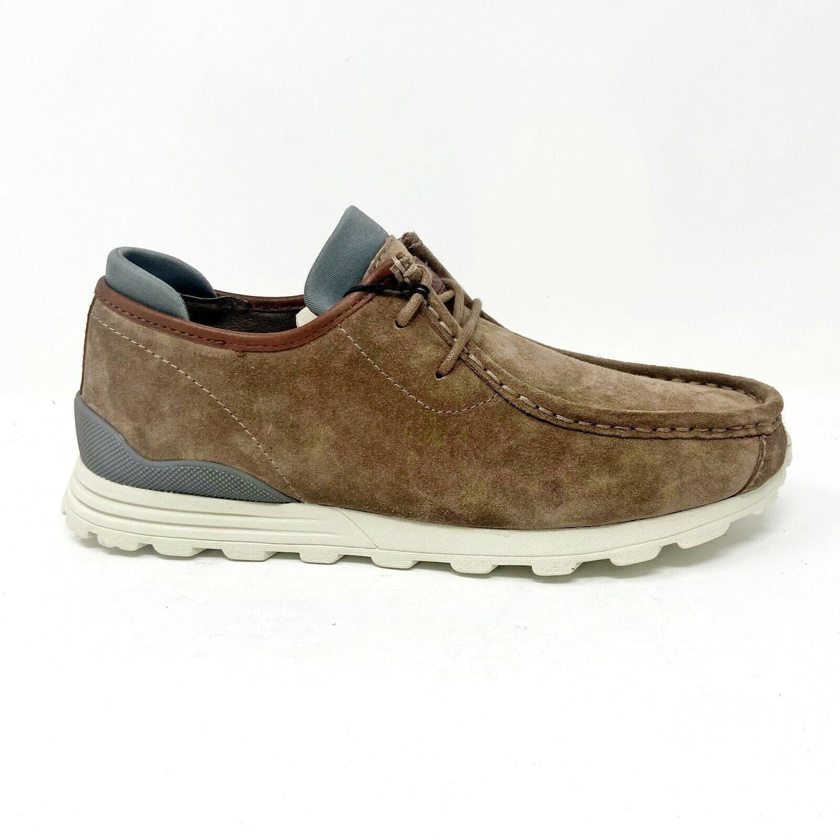 Clae Hopper Redwood Suede Mens Premium Moc Toe Casual Sneakers
