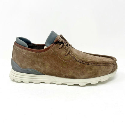Clae Hopper Redwood Suede Mens Premium Moc Toe Casual Sneakers