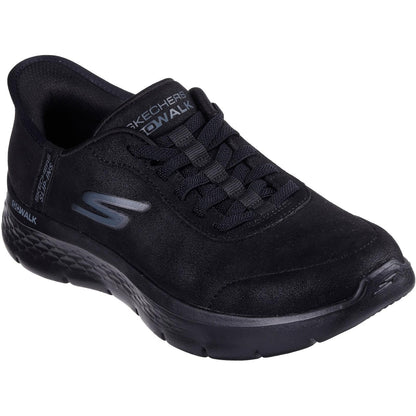 Women's Wide Fit Skechers 124837 Slip-ins Go Walk Flex Mali Trainers