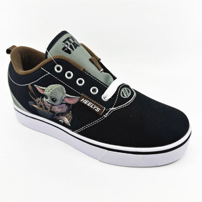 Heelys Pro 20 Prints Mandalorian Star Wars Black Bison Lily Pad Kids Athletic Sneaker