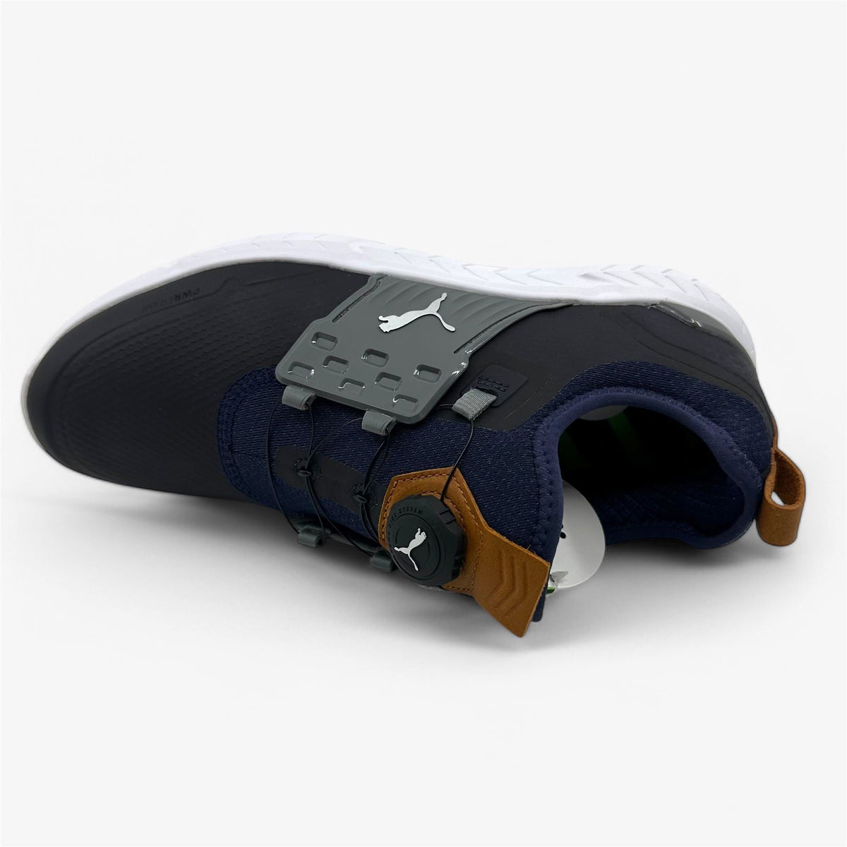 PUMA Ignite Articulate Disc Peacoat Silver Shade Mens Waterproof Golf Shoes