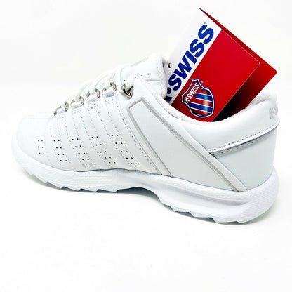 K-Swiss Darwell White Platinum Child Kids Casual Sneakers 5742147