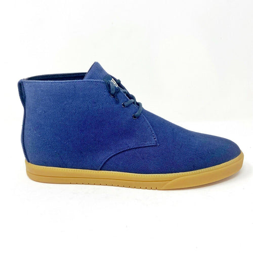 Clae Strayhorn Textile Deep Navy Canvas Mens Premium Sneakers