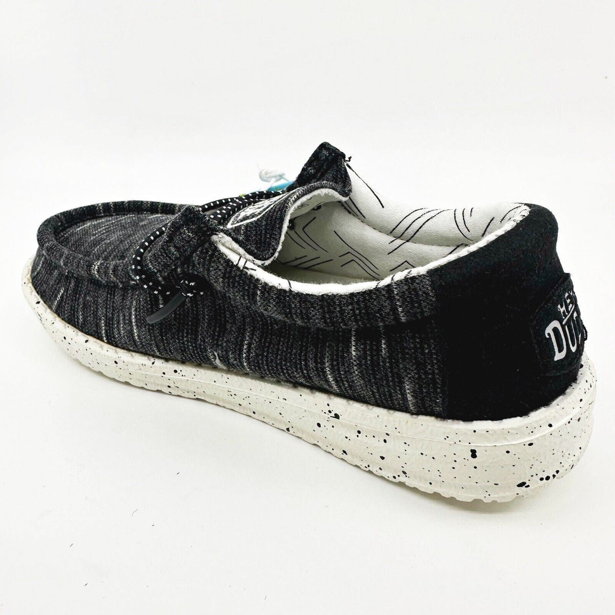 Hey Dude Wally Toddler Stretch Black Kids Youth Casual Shoes