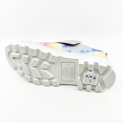 Skechers Roadies Berkeley Blocks White Kids Girls Size 1.5 Sneakers