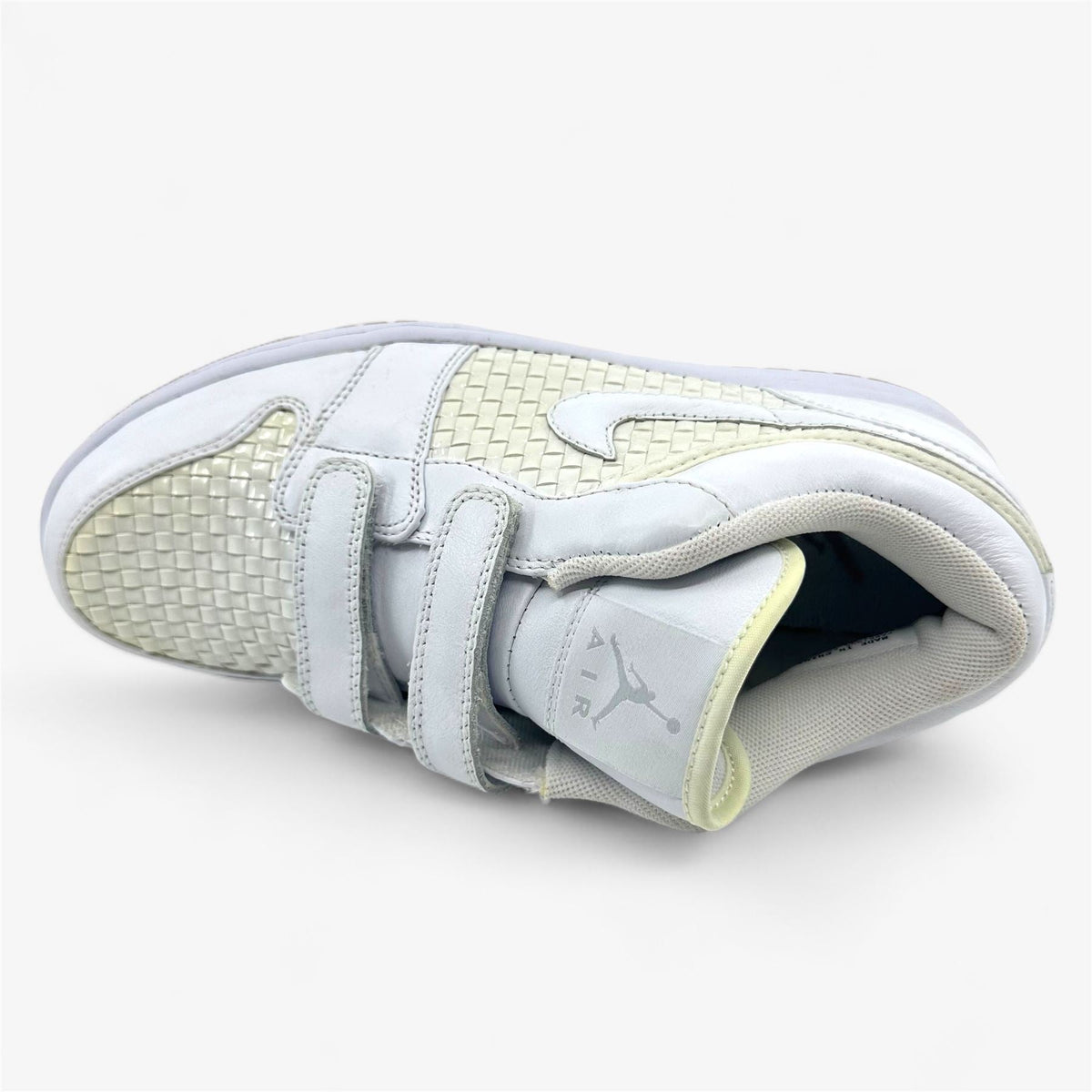 Jordan Air Jordan 1 Premier Low White Metallic Platinum Mens Sneaker